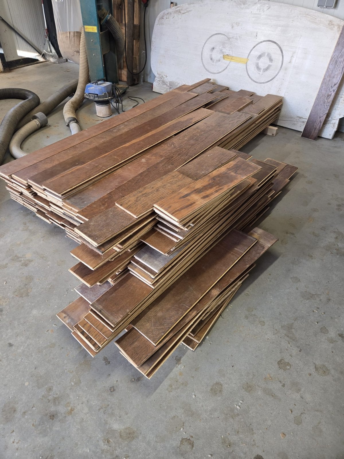Nette eiken lamelparket vloer 4mm toplaag 240cm lang 36m2, Zo goed als nieuw, 10 m² of meer, 10 tot 30 cm, Hout