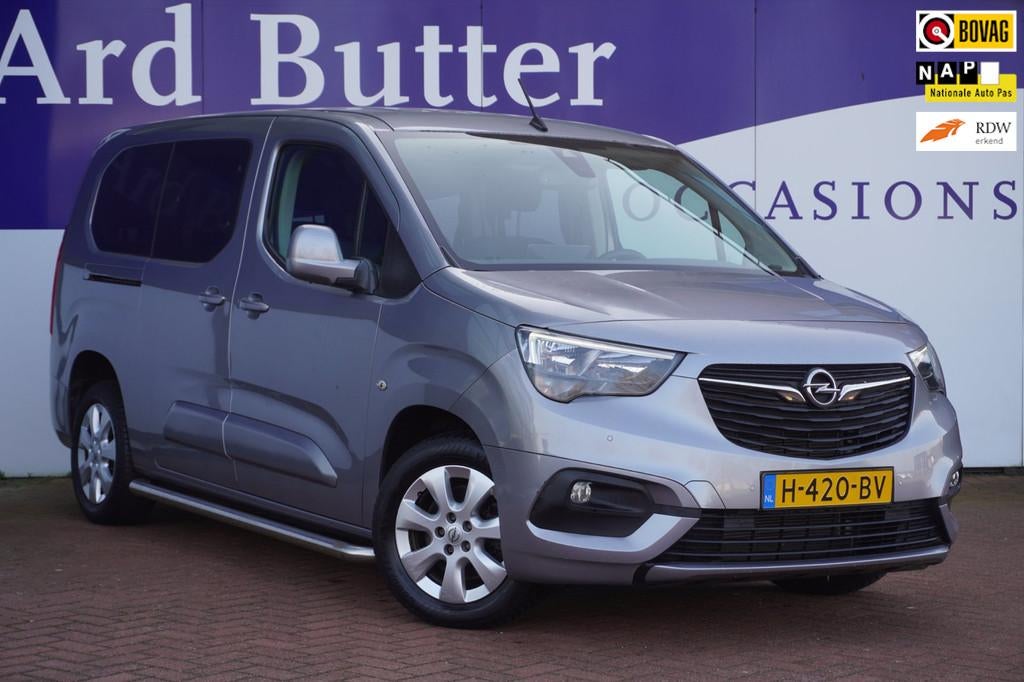 Opel Combo Tour 1.2 Turbo L2H1 Edition 7PERS / Camera / 1EIG, Gebruikt, Euro 6, 7 stoelen, Origineel Nederlands