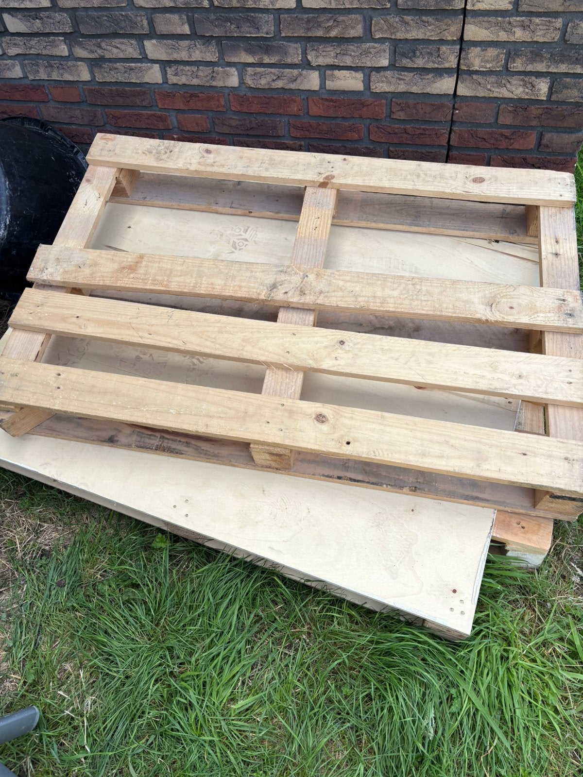 Pallets - gratis afhalen, Ophalen, Gebruikt, Pallet, Minder dan 200 cm
