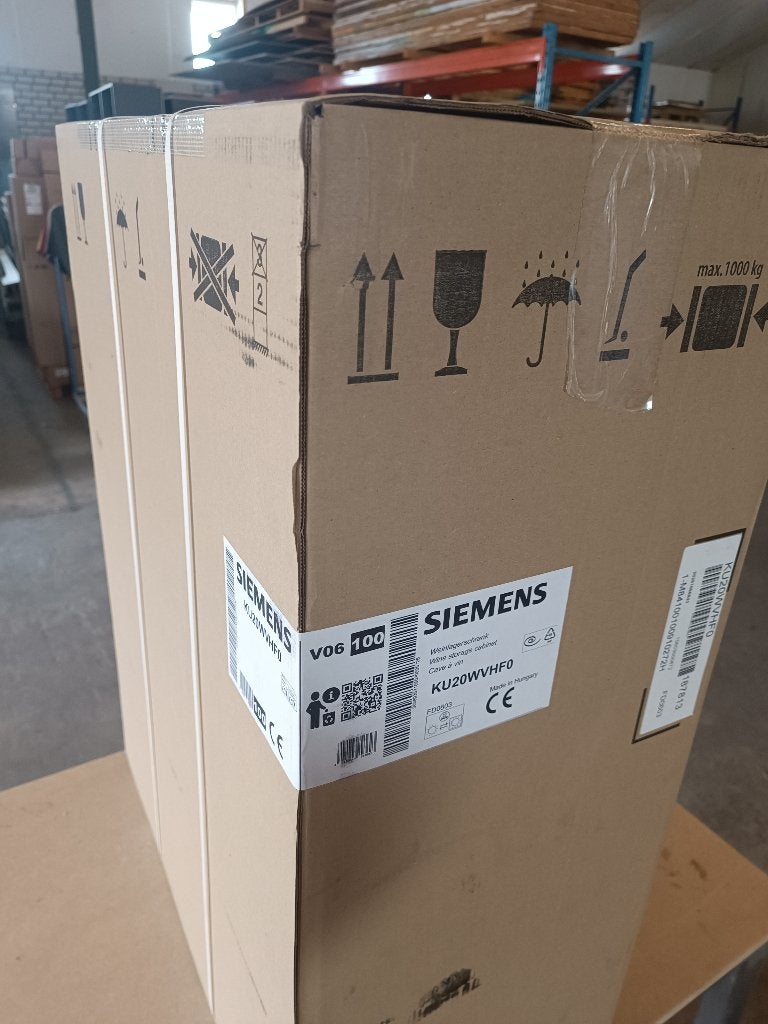 Siemens wijnklimaatkast KU20WVHF0, Zonder vriesvak, Nieuw, Ophalen of Verzenden, Minder dan 75 liter