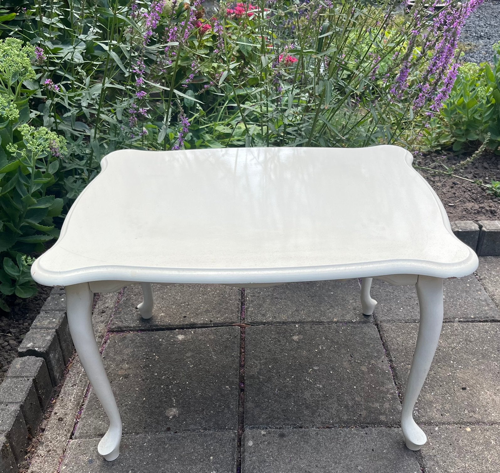 Bijzet tafel Queen Anne, Minder dan 55 cm, Zo goed als nieuw, Rechthoekig, Ophalen