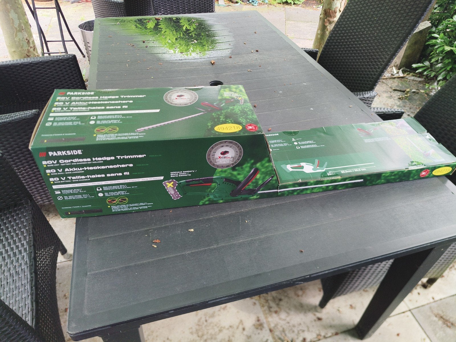 Parkside 20V Accu Heggenschaar - Nieuw in doos, Ophalen, Nieuw, Accu, Parkside