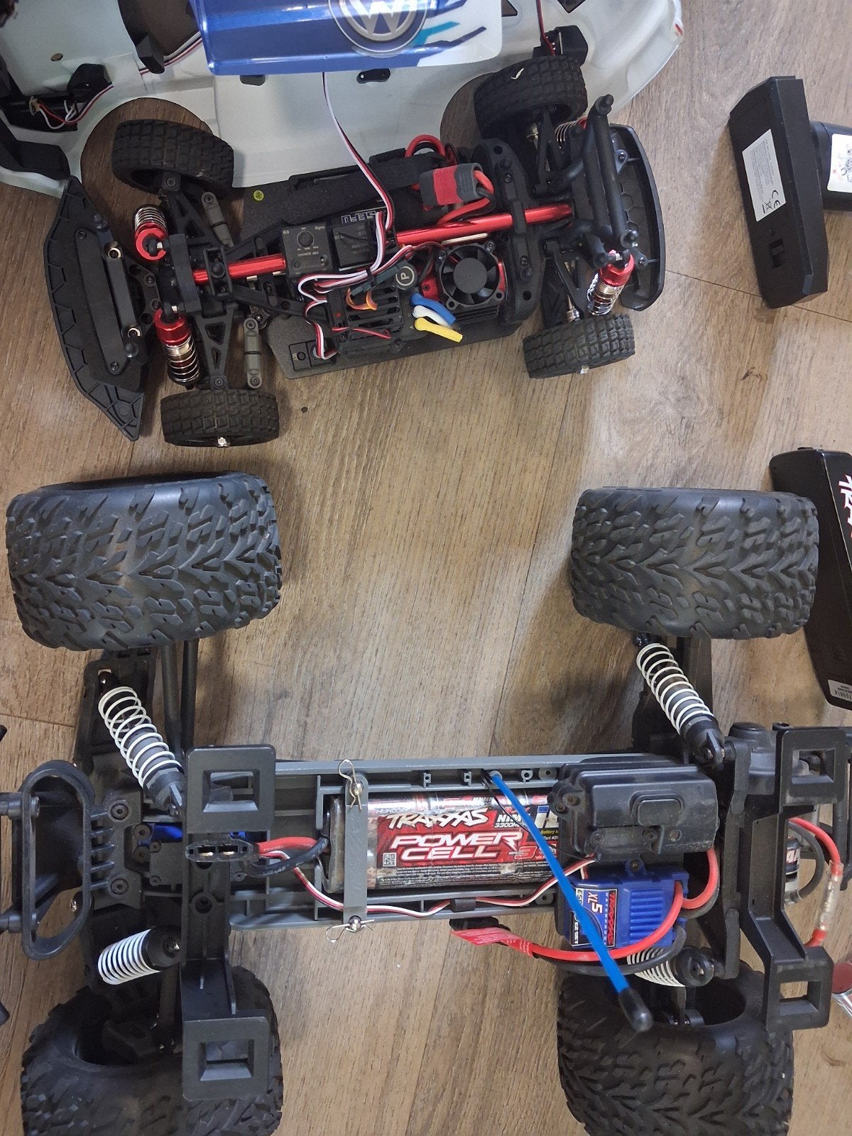 Complete set RC auto's met afstandsbedieningen, Elektro, Gebruikt, Auto offroad, Ophalen of Verzenden