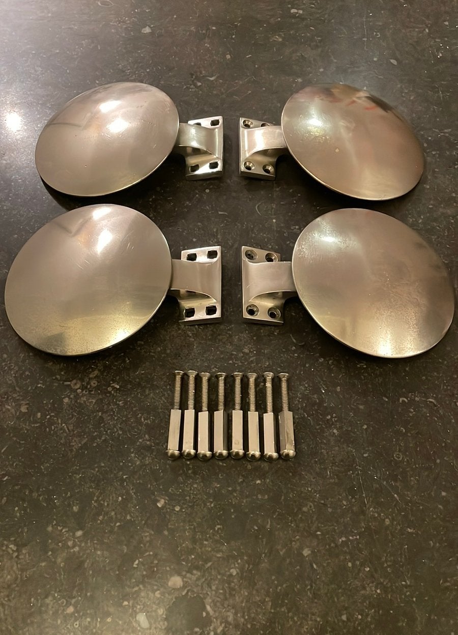 1x set van 4 Vestibule Grepen, Mid Century Modern Deurgrepen, Ophalen of Verzenden