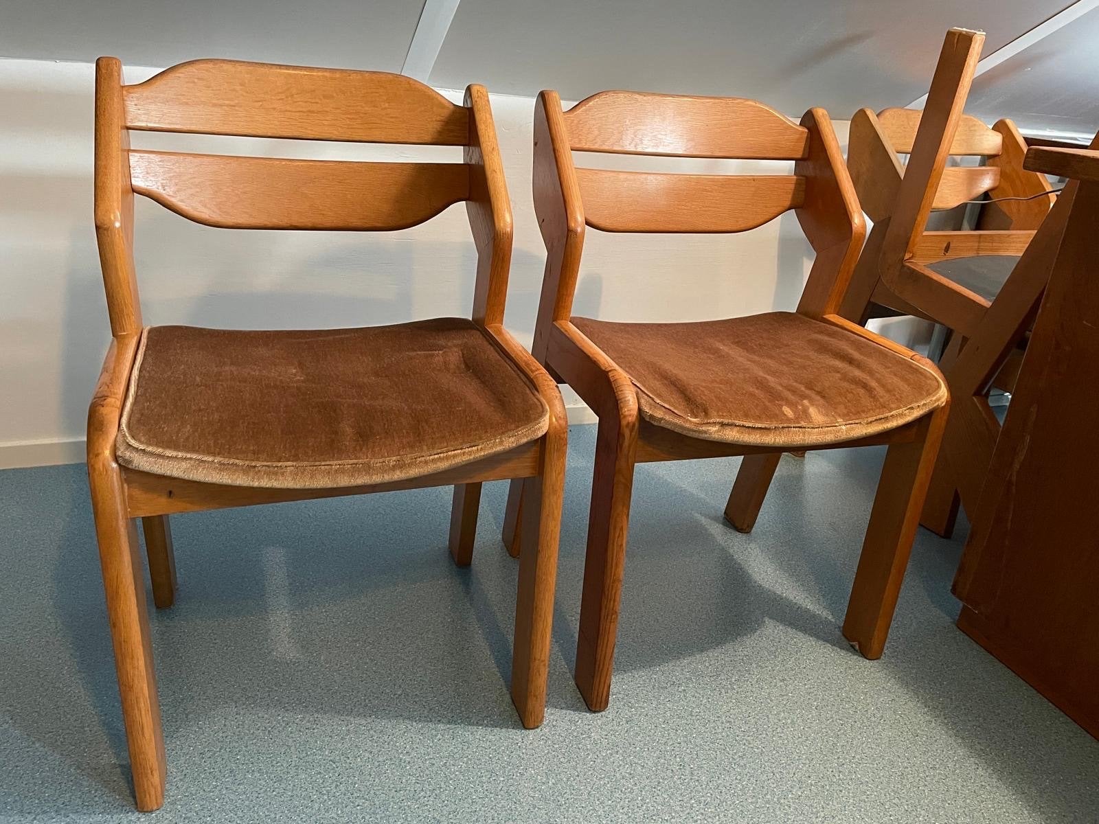 Schommel stoel Stoelen, Ophalen, Gebruikt, Bruin, Vier