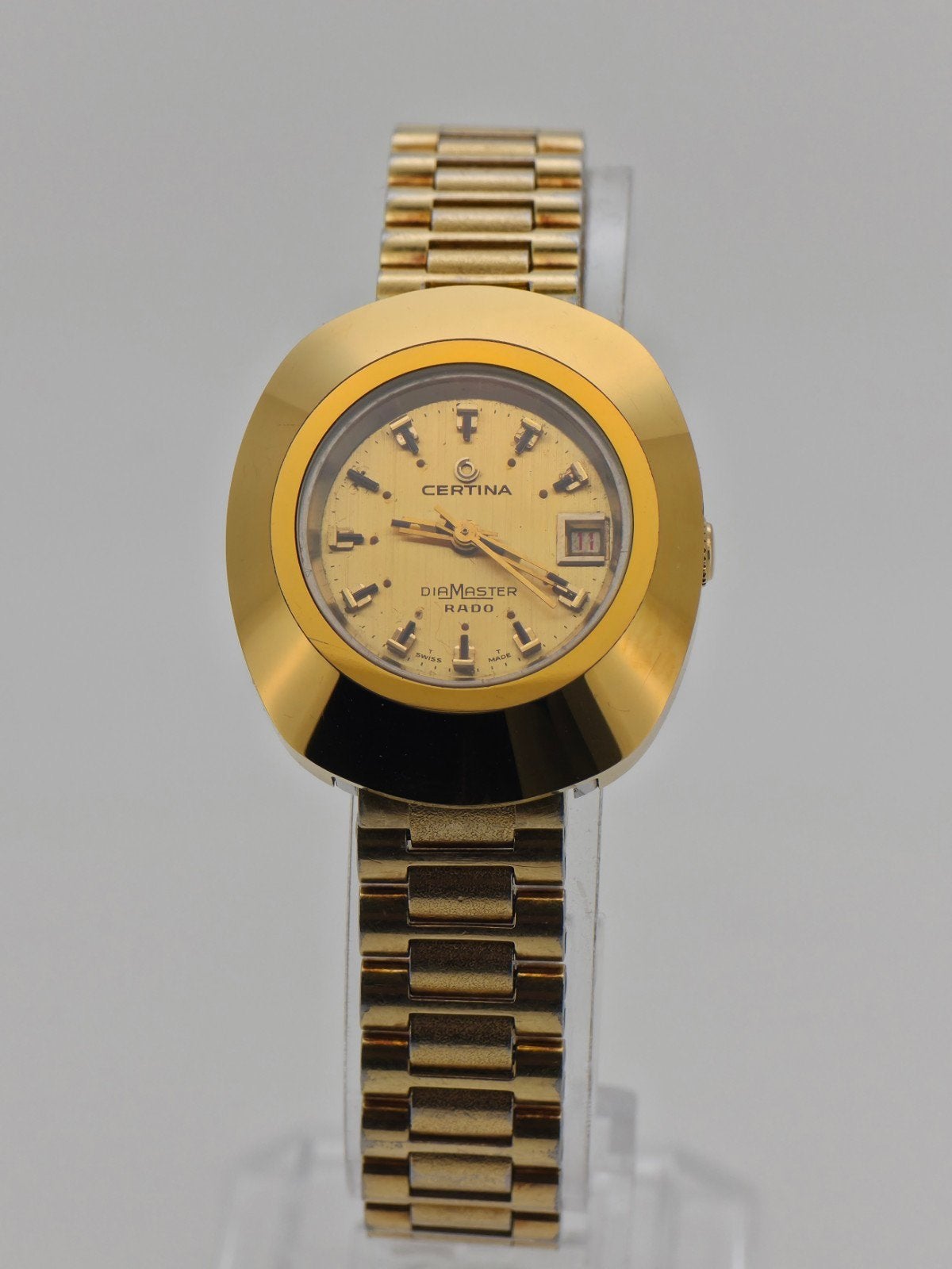 Certina DiaMaster Rado Dames Horloge - Wolfraam kast, Overige merken, Gebruikt, Polshorloge, Ophalen of Verzenden