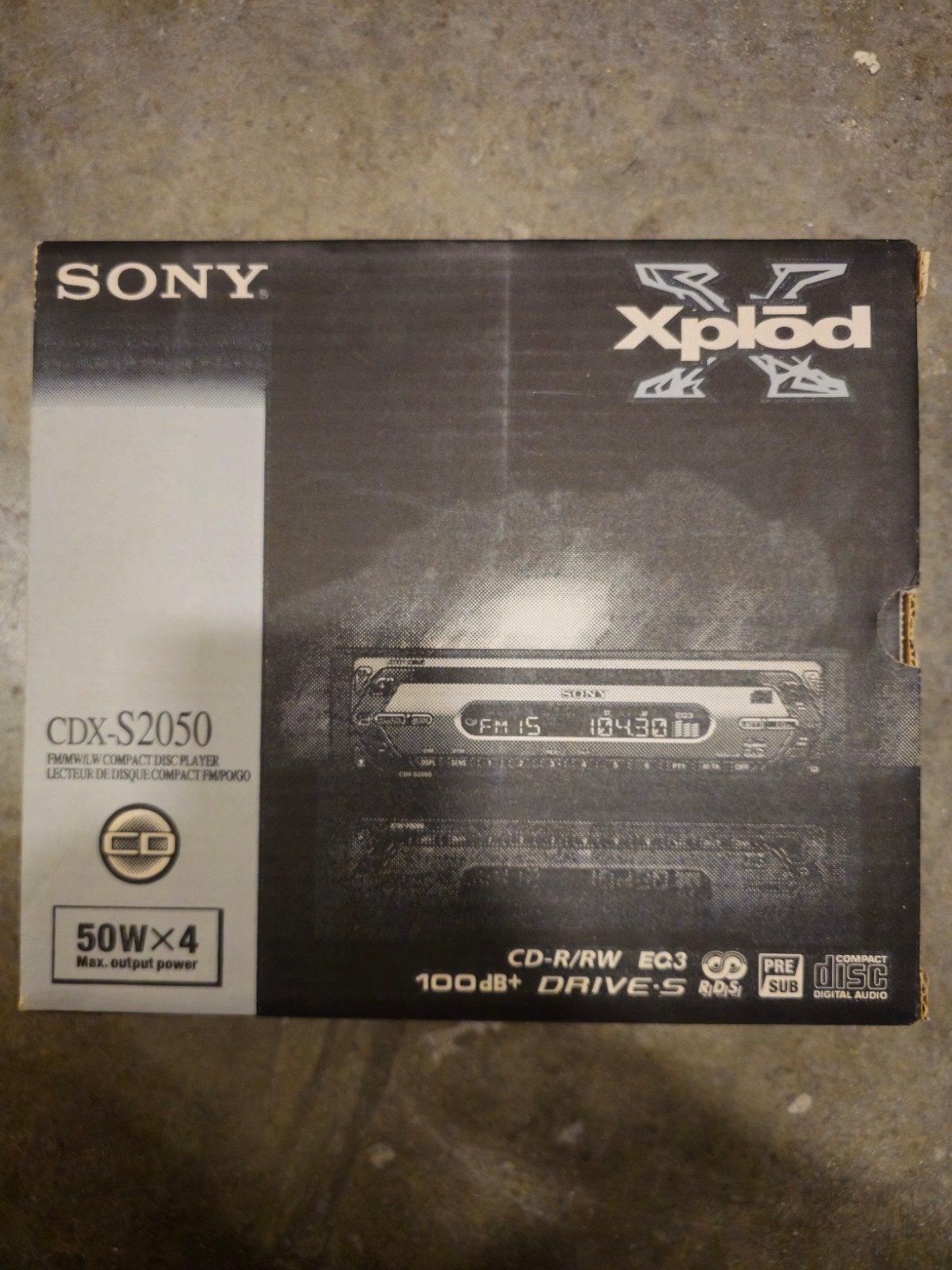Sony CDX-S2050, Ophalen, Nieuw
