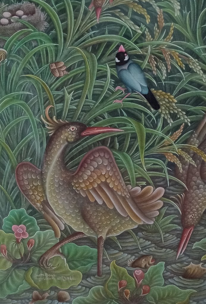 Schilderij Balinees, Ophalen, Schilderij, Geschilderd