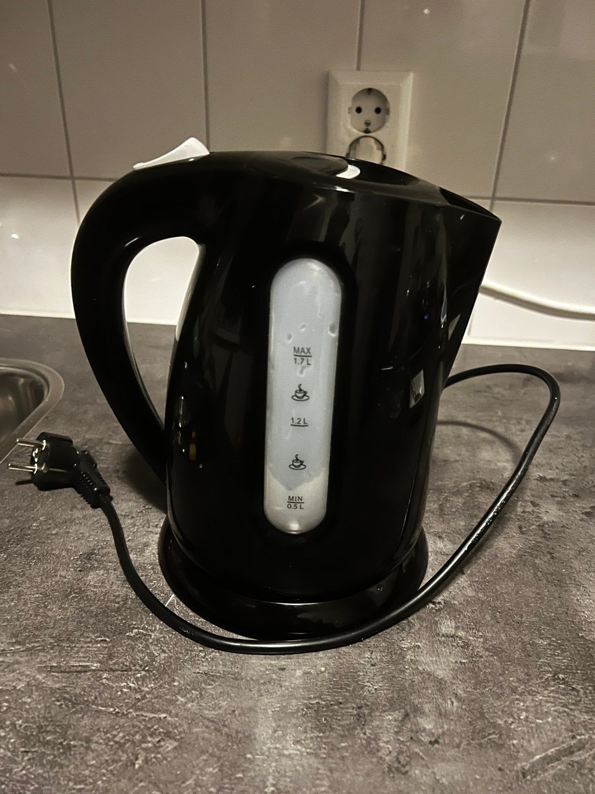 Waterkoker, Witgoed en Apparatuur, Waterkokers, 1 tot 2 liter, Ophalen of Verzenden, Zo goed als nieuw