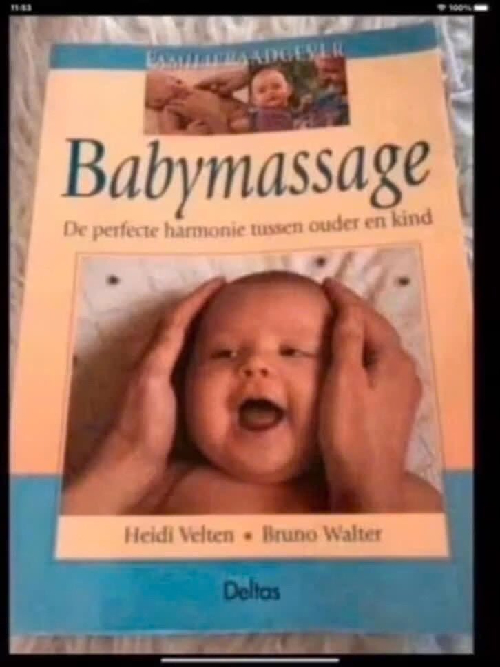 Babymassage: De perfecte harmonie tussen ouder en kind, Ophalen of Verzenden, Zo goed als nieuw, Heidi Velten, Bruno Walter, Instructieboek