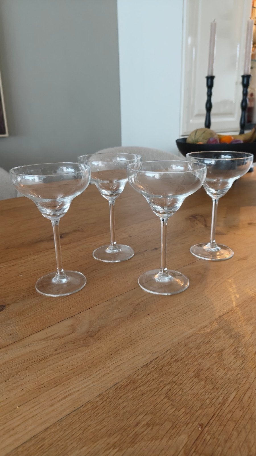 Cocktail glazen 4x, Ophalen of Verzenden, Zo goed als nieuw, Overige typen