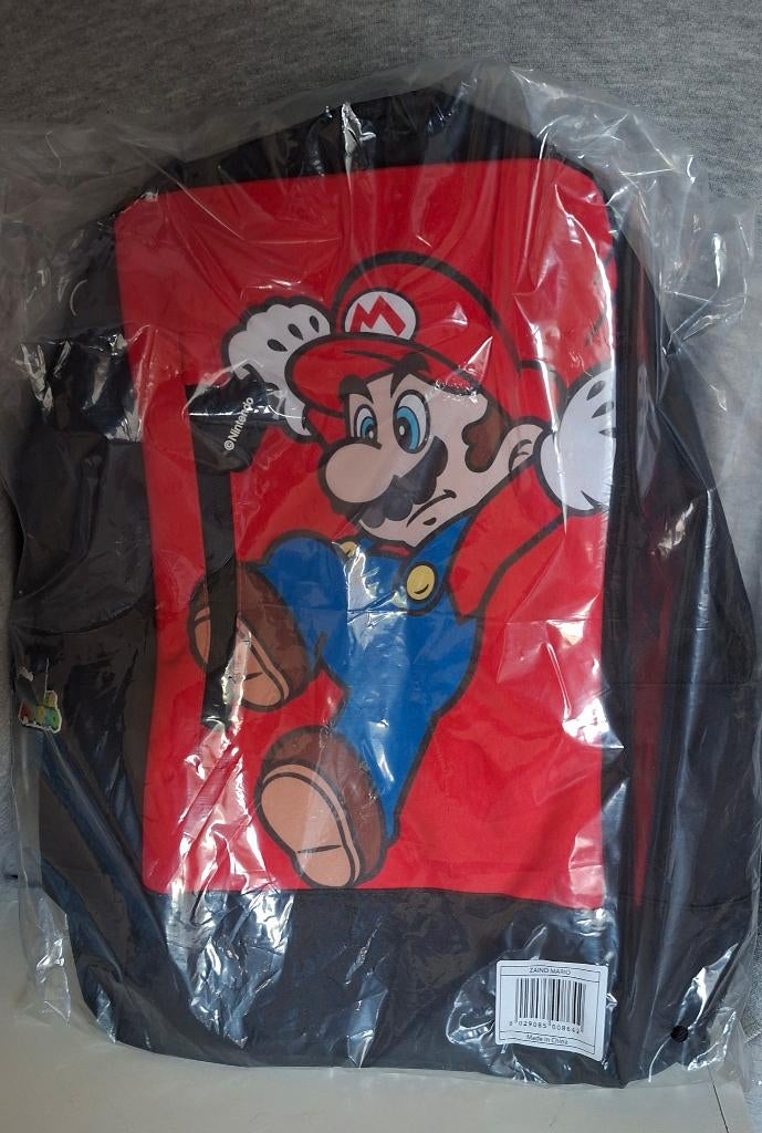 Super Mario rugtas, Ophalen of Verzenden, Nieuw, Overige merken