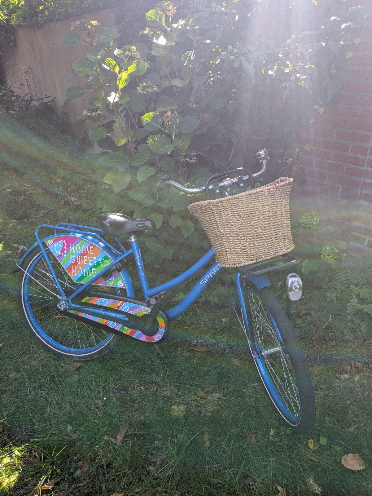 Sparta Granny fiets - Blauw 24 inch., Ophalen, Gebruikt, Trommelrem, Sparta