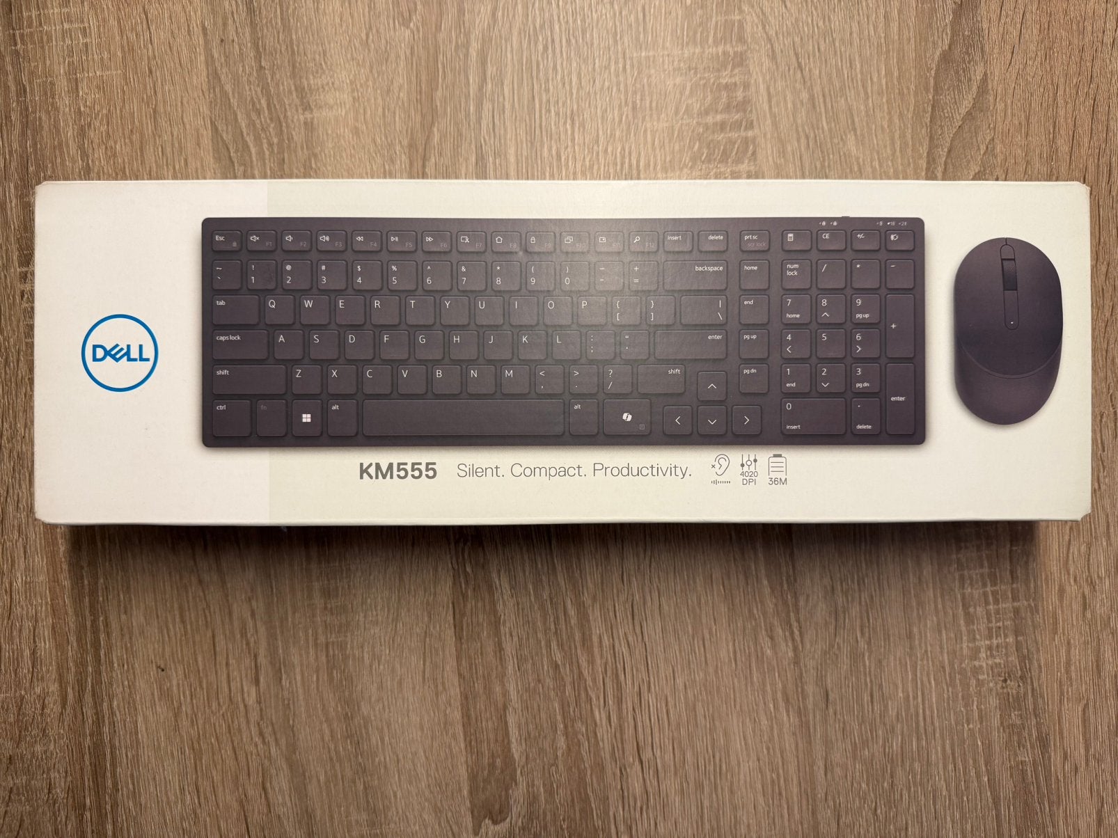 Dell KM555 toetsenbord en muis set nieuw in doos, Computers en Software, Toetsenbord en muis-set, Nieuw, Ophalen of Verzenden
