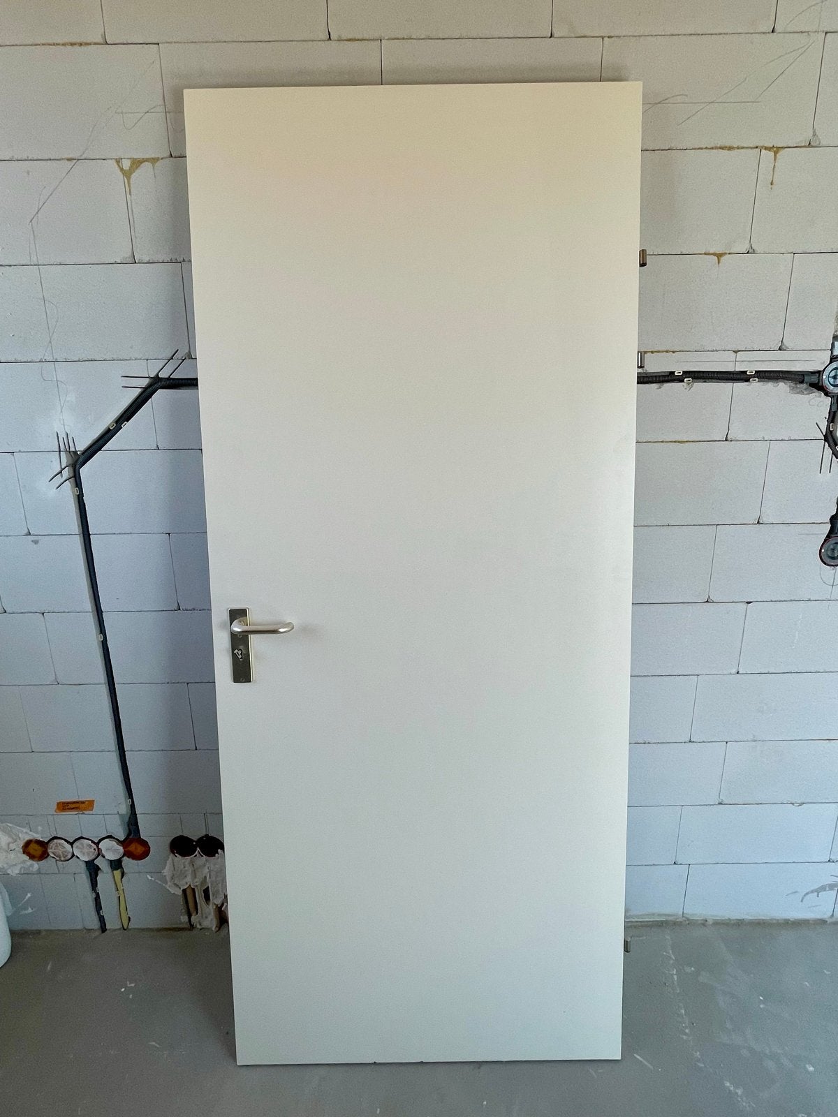 Brandwerende opdekdeur 2.11 x 0.88 compleet, Doe-het-zelf en Verbouw, Deuren en Horren, Ophalen, 80 tot 100 cm, Binnendeur, Zo goed als nieuw