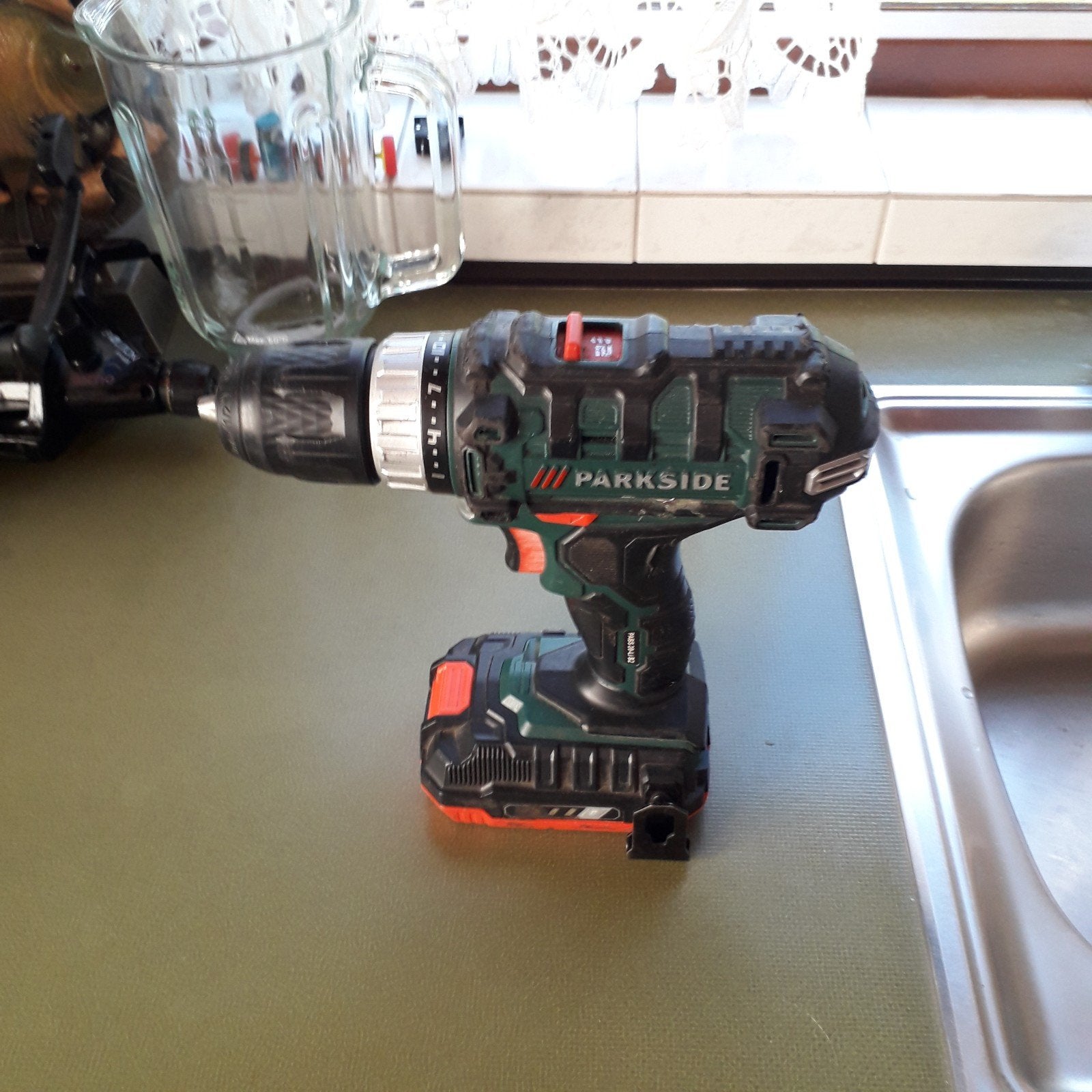 Parkside Accu Boormachine 20-LI B2 (zonder lader), Doe-het-zelf en Verbouw, Ophalen, Gebruikt, Boormachine