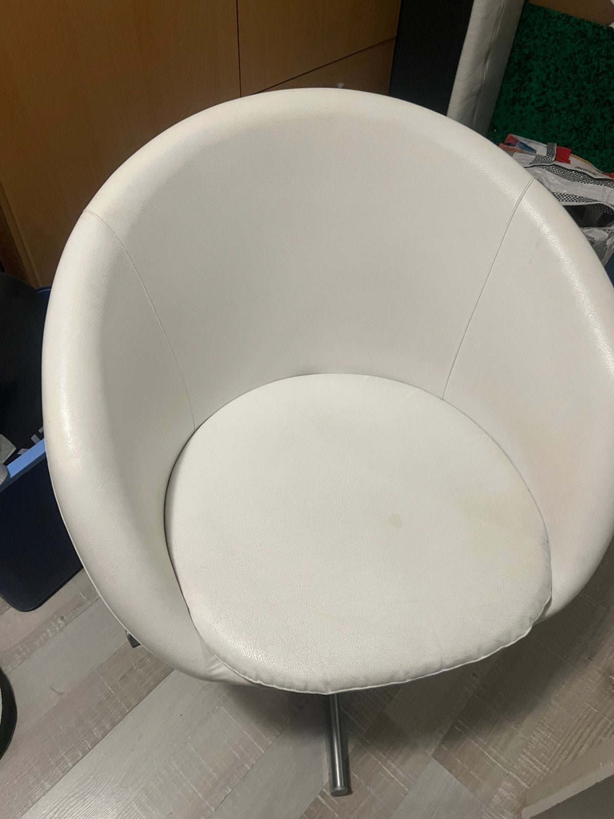 Ikea draaistoel wit, Ophalen, Gebruikt, 50 tot 75 cm