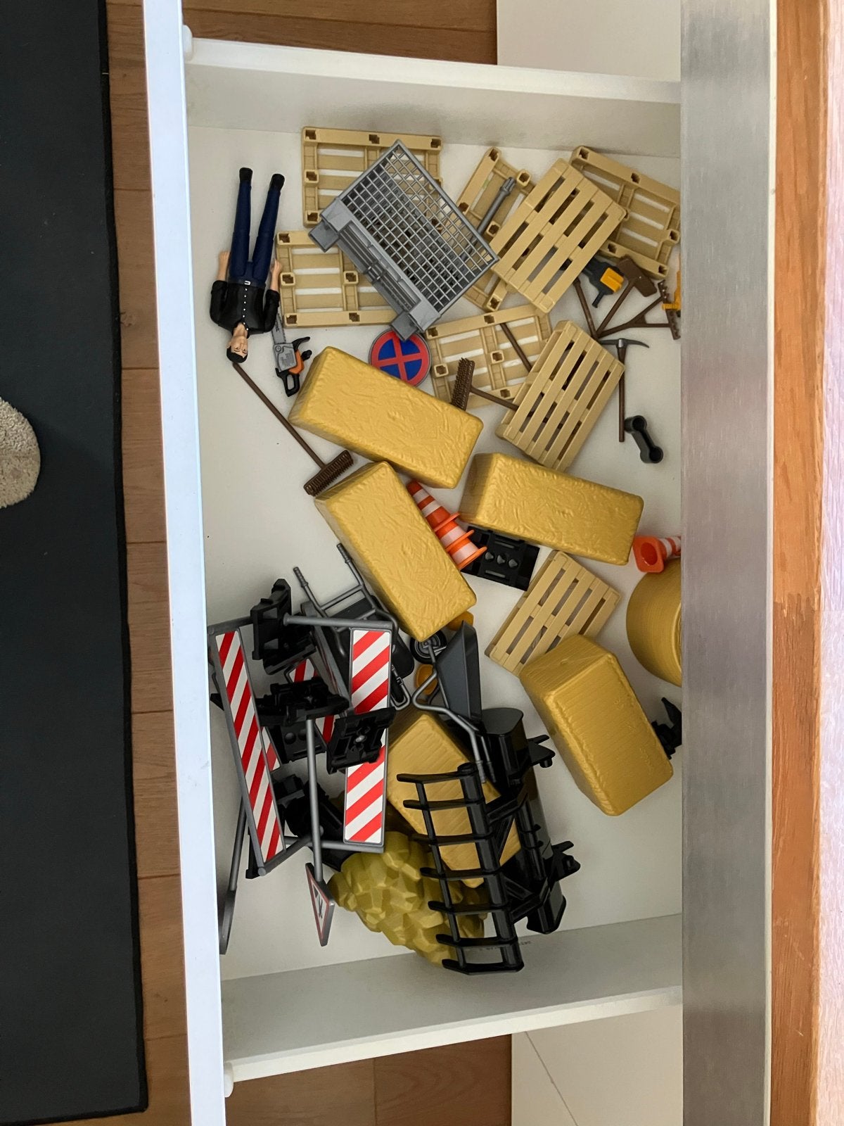 Bruder accessoires - Diverse onderdelen en poppetje, Ophalen of Verzenden, Gebruikt