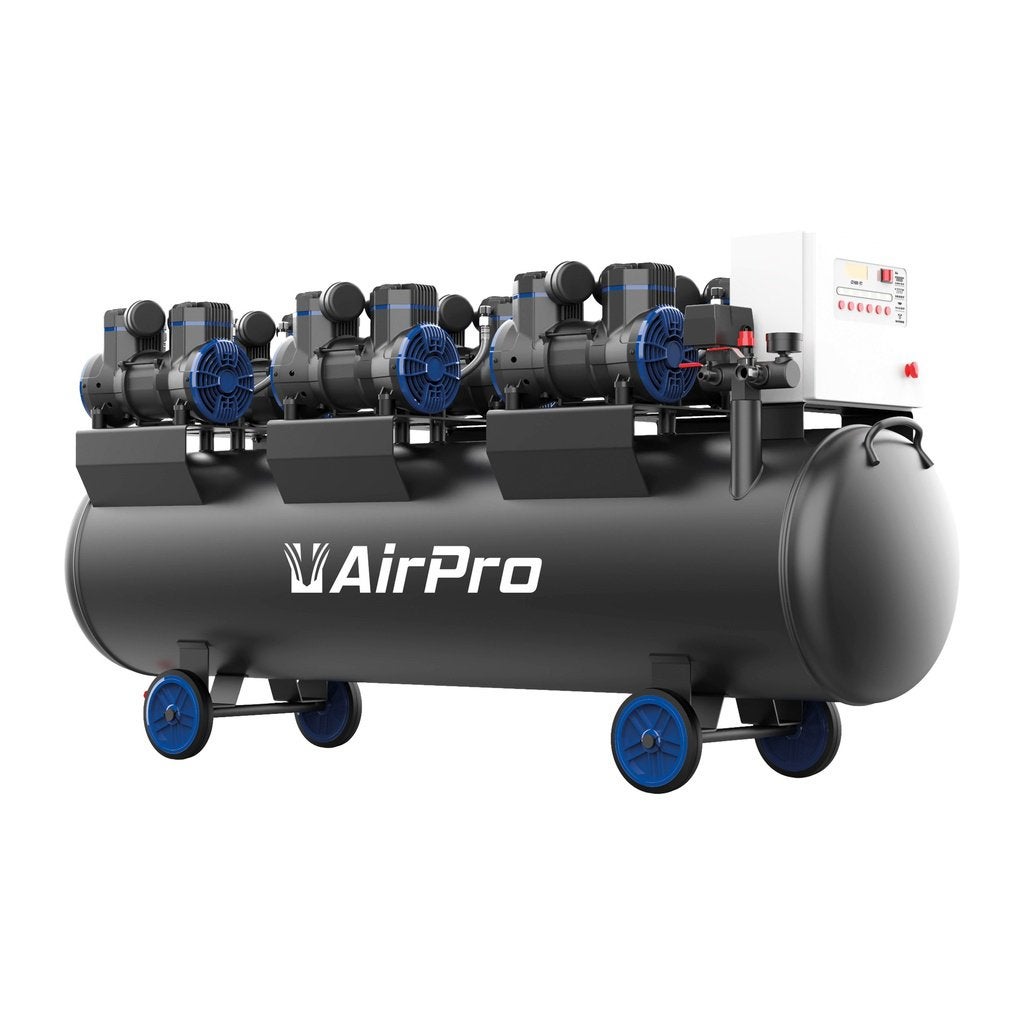 Compressor olievrij 6x2pk 280L tank 400V, Ophalen of Verzenden, Nieuw, Elektrisch