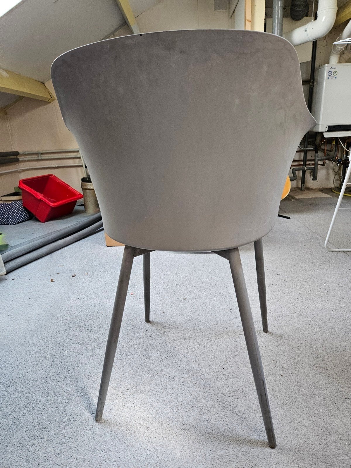 Gratis op te halen, 2 stoelen., Huis en Inrichting, Stoelen, Ophalen, Gebruikt, Twee, Metaal