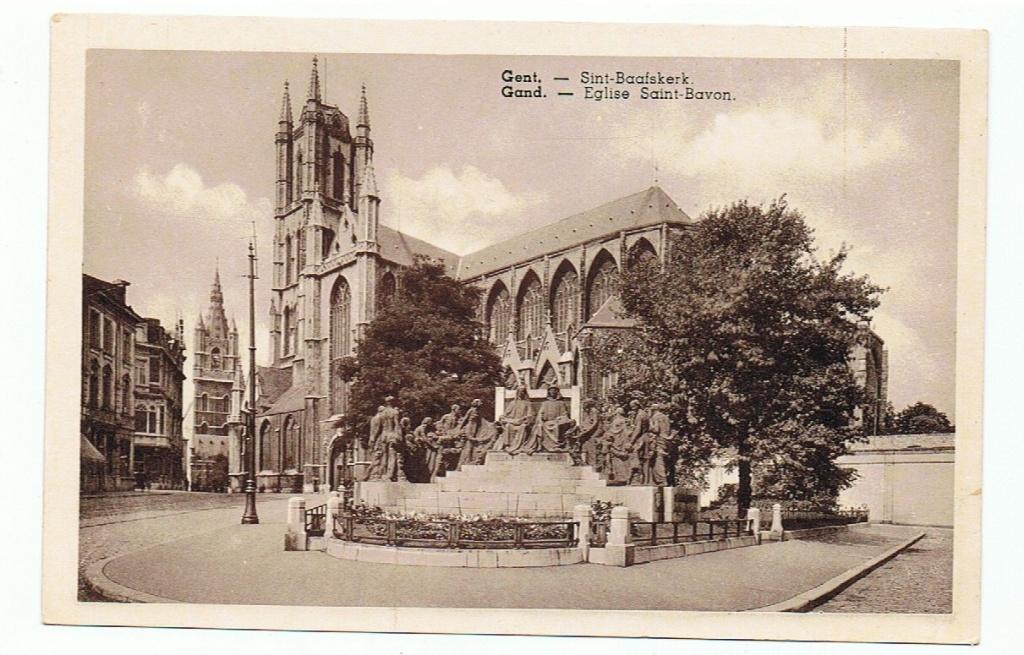 Gent Sint Baafkerk  Nr. 291, Ophalen of Verzenden, Voor 1920, Ongelopen, Brussel (Gewest)