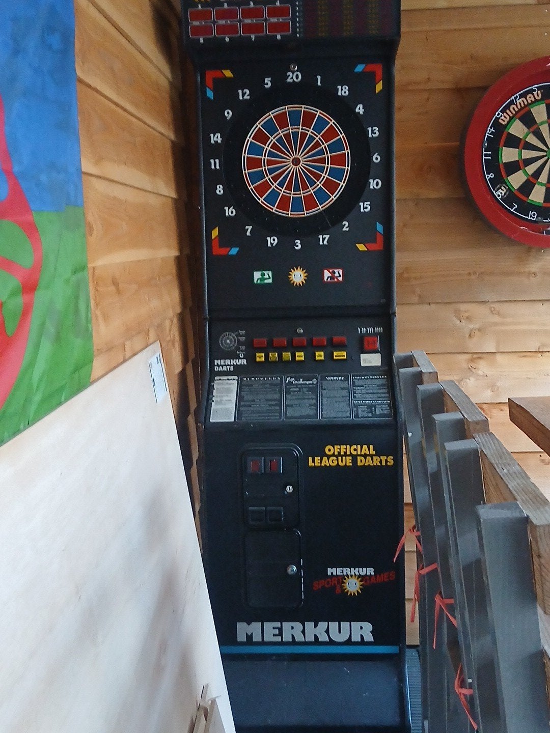 Merkur Darts Elektronisch Dartbord - Official League Darts, Sport en Fitness, Darts, Ophalen, Elektronisch