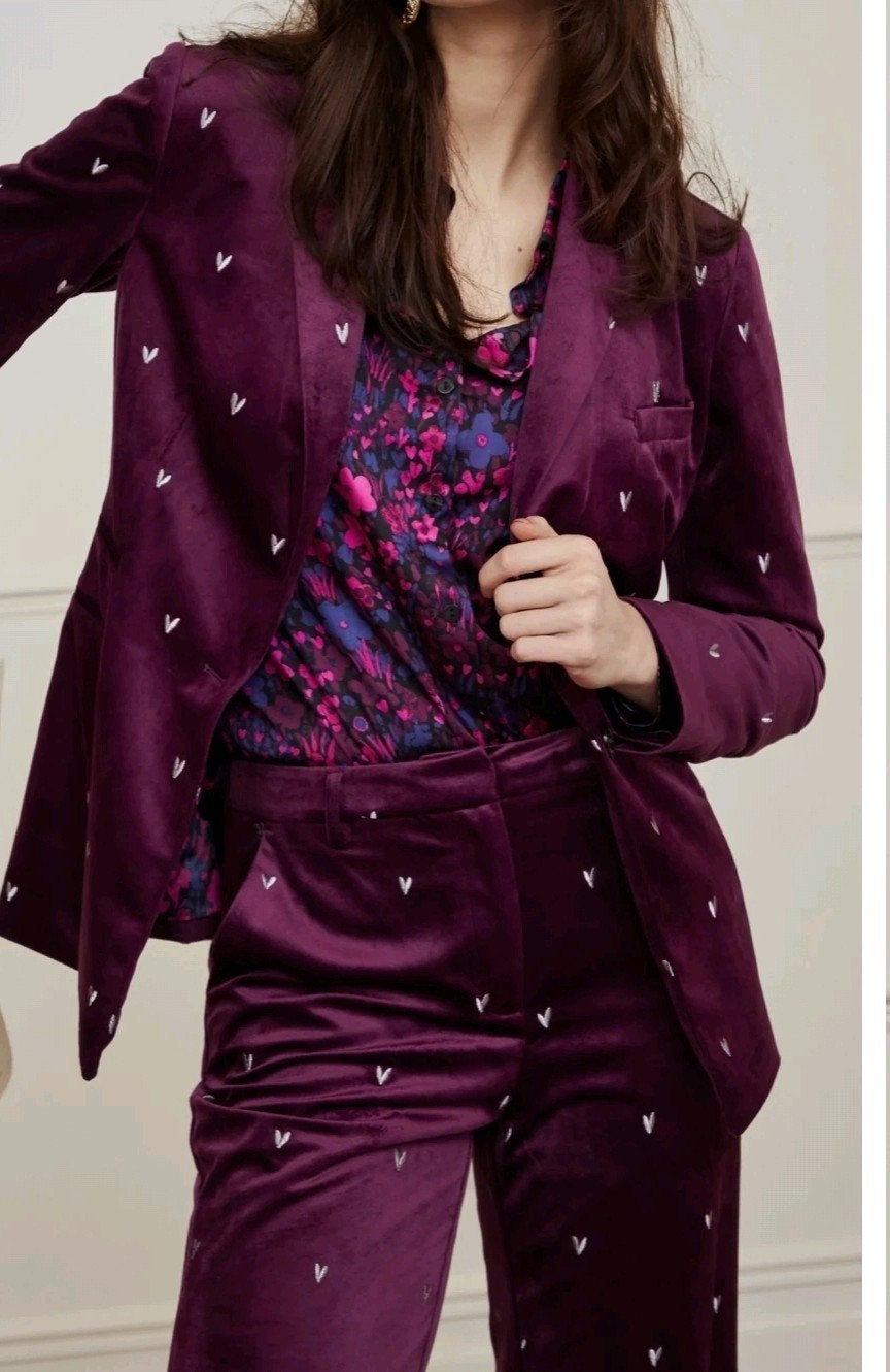 Fabienne Chapot Puck Velvet blazer/ jasje maat XS *nieuw*, Nieuw, Ophalen of Verzenden, Fabienne Chapot, Jasje