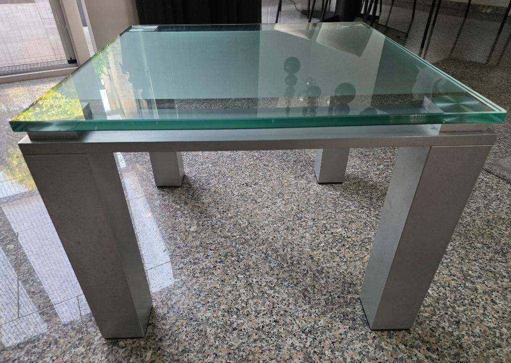 Salon- bijzettafel, Huis en Inrichting, Tafels | Bijzettafels, Vierkant, 55 tot 75 cm, Design modern, Ophalen