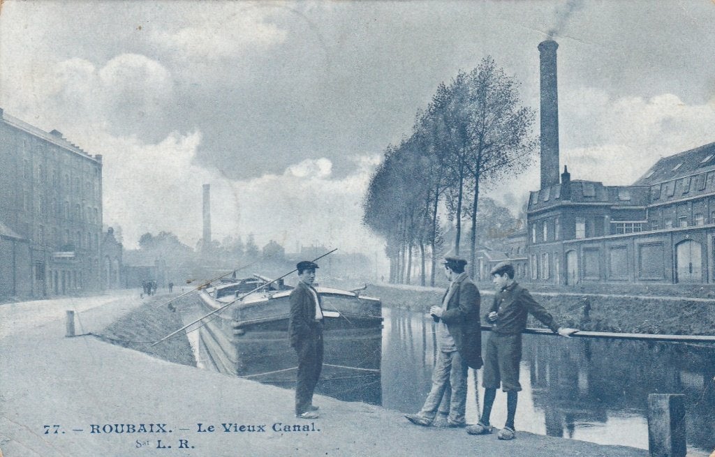 Roubaix - Le vieux Canal, Verzenden, Voor 1920, Gelopen, Frankrijk