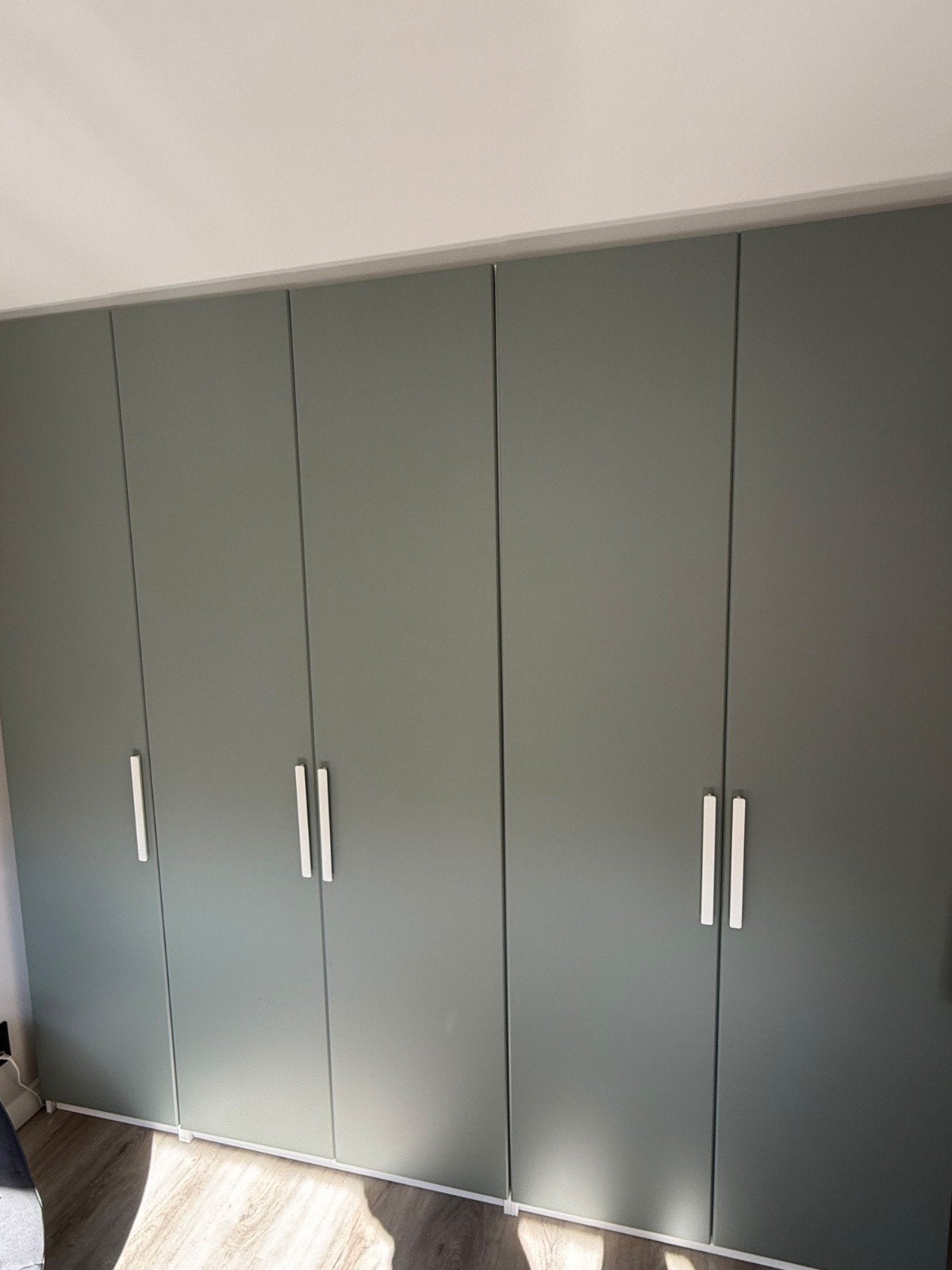 Ikea Pax kastdeuren 5x groen, 5x grijs, 50x229 cm., Ophalen, Gebruikt, 200 cm of meer, 50 tot 100 cm