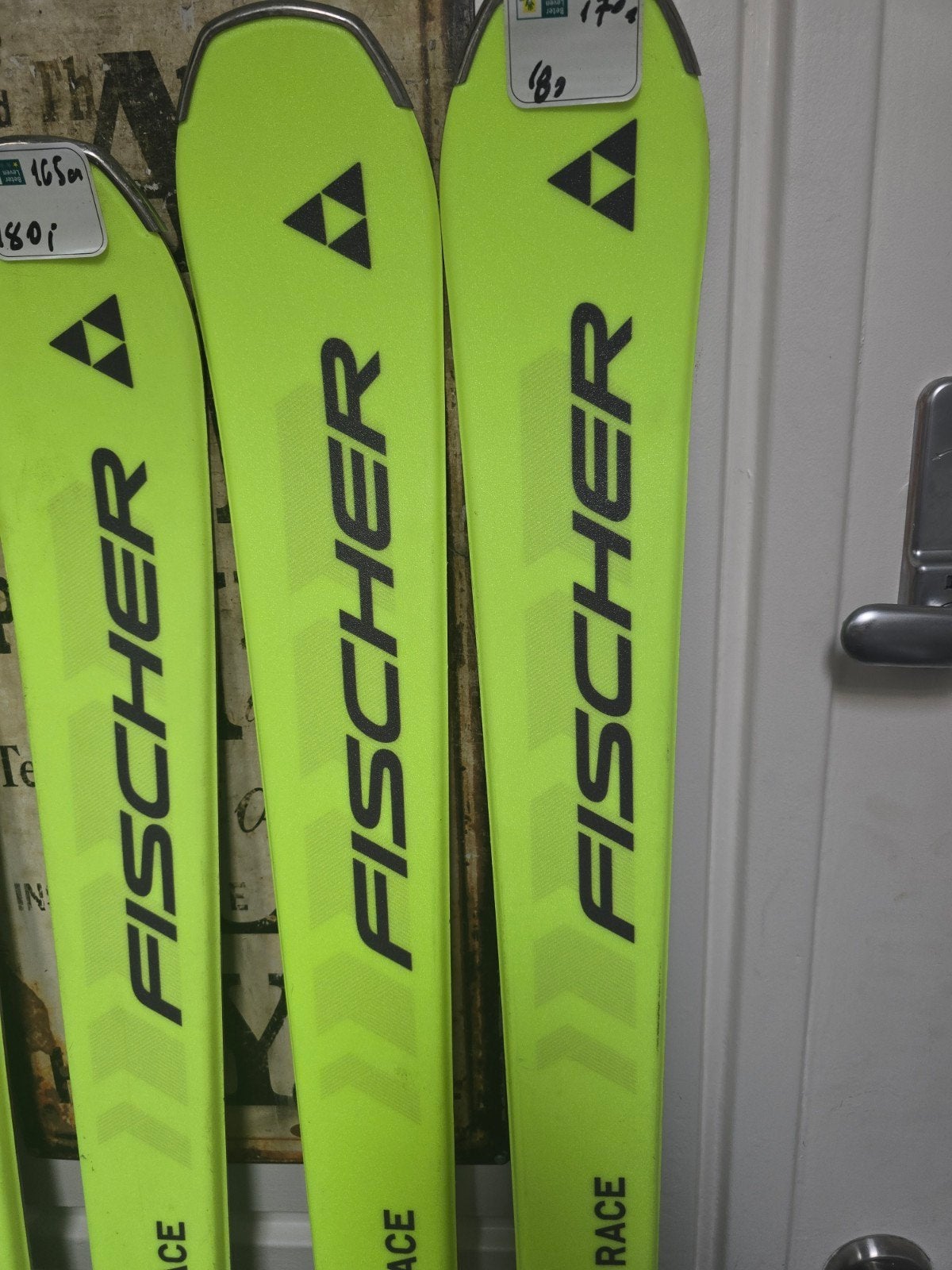 170cm FISCHER RC ONE RACE CARVE SKIS, 160 tot 180 cm, Fischer, Ophalen of Verzenden, Zo goed als nieuw