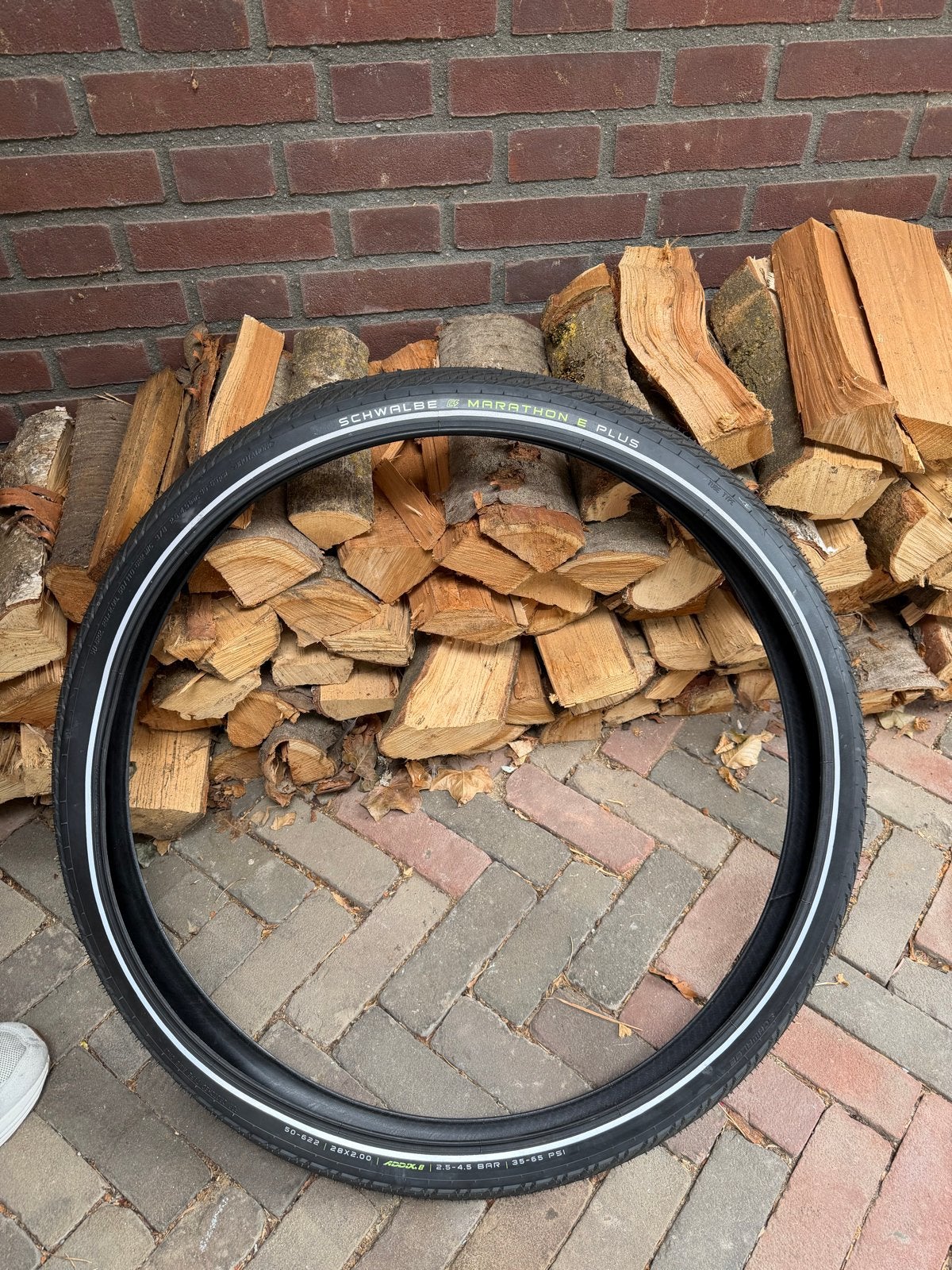 Schwalbe Marathon E Plus fiets buitenband - 50 km gebruikt, Band, Zo goed als nieuw, Rubber, Ophalen