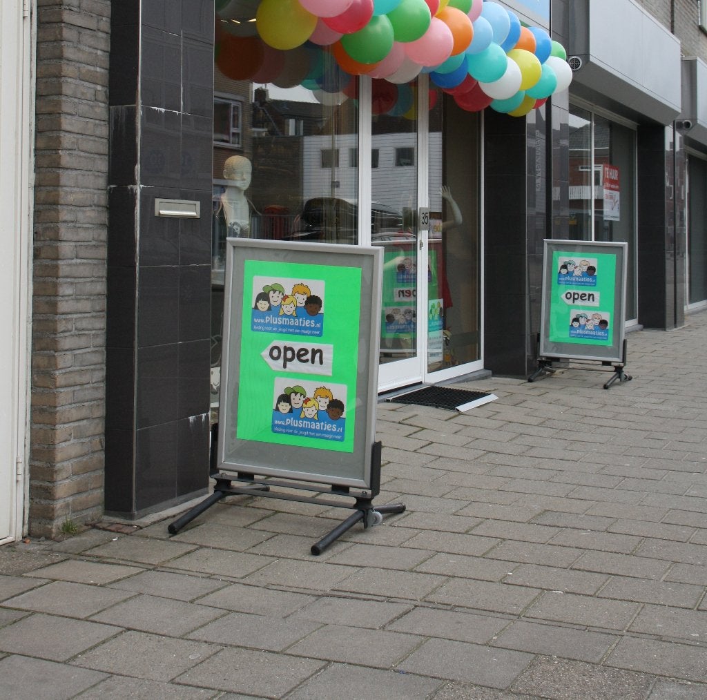 Stevig stoepbord, Ophalen, Gebruikt, Reclamebord