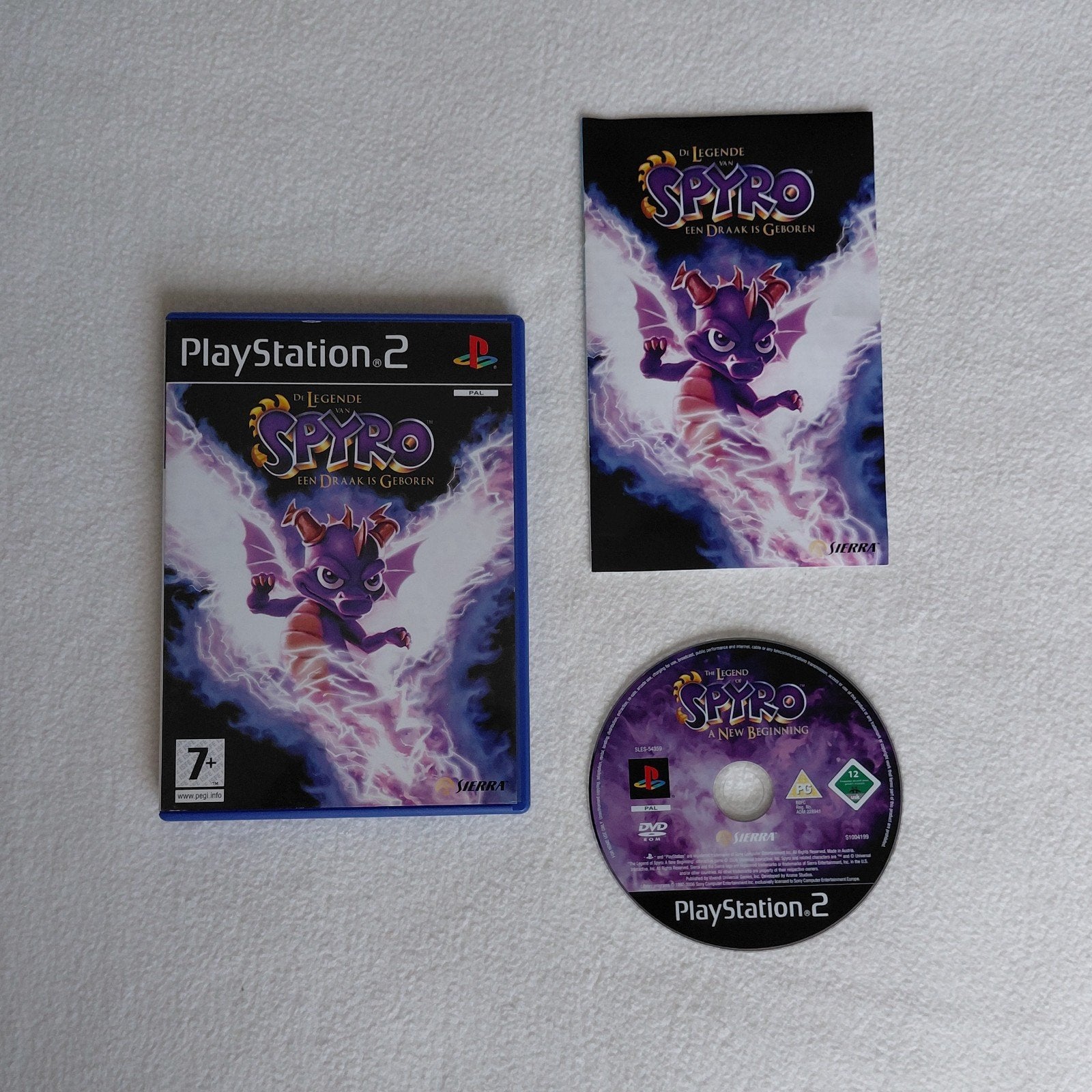 De legende van Spyro: Een draak is geboren (PS2), Avontuur en Actie, Verzenden, 1 speler, Zo goed als nieuw