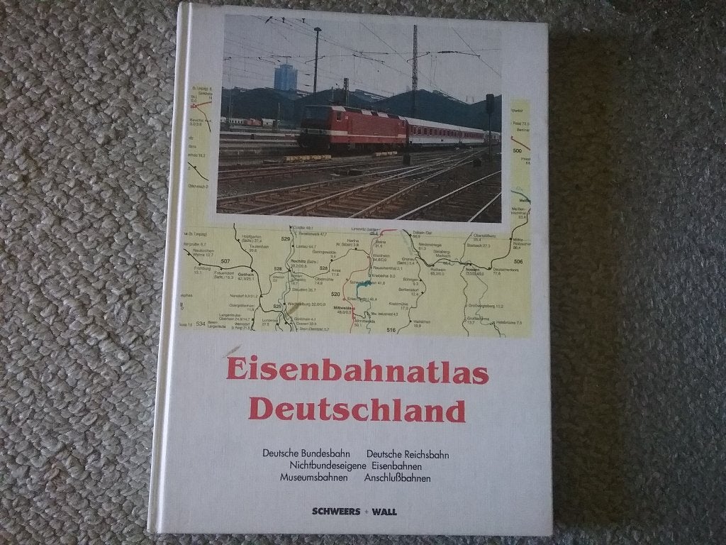Eisenbahnatlas Deutschland (1994; spoorwegen atlas), Ophalen of Verzenden, Gebruikt, Trein, Boek of Tijdschrift