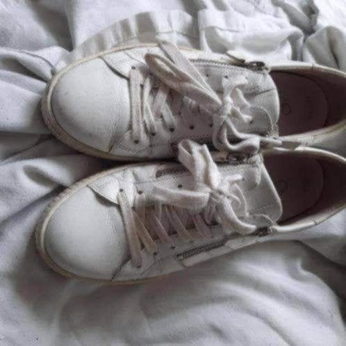 Gabor 6 maat 39 witte gympen, Verzenden, Wit, Sneakers of Gympen, Gedragen