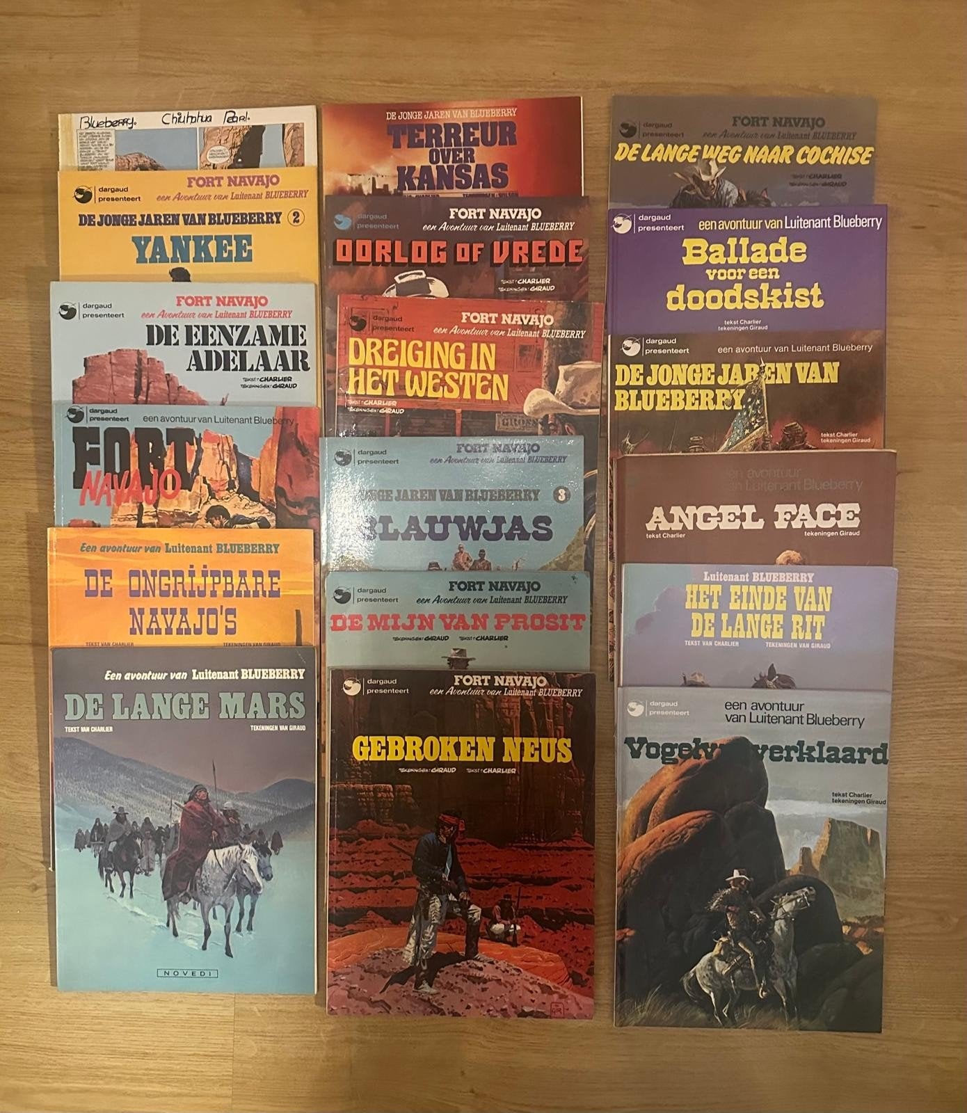 18 x Blueberry stripboeken! TEAB!, Boeken, Meerdere stripboeken, Ophalen of Verzenden, Gelezen, Dargaud