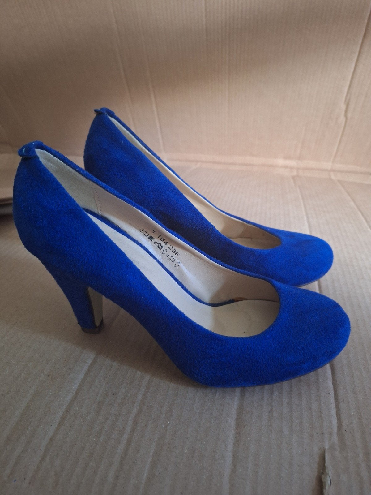 Blauwe hakken maat 39, Ophalen of Verzenden, Nieuw, Blauw