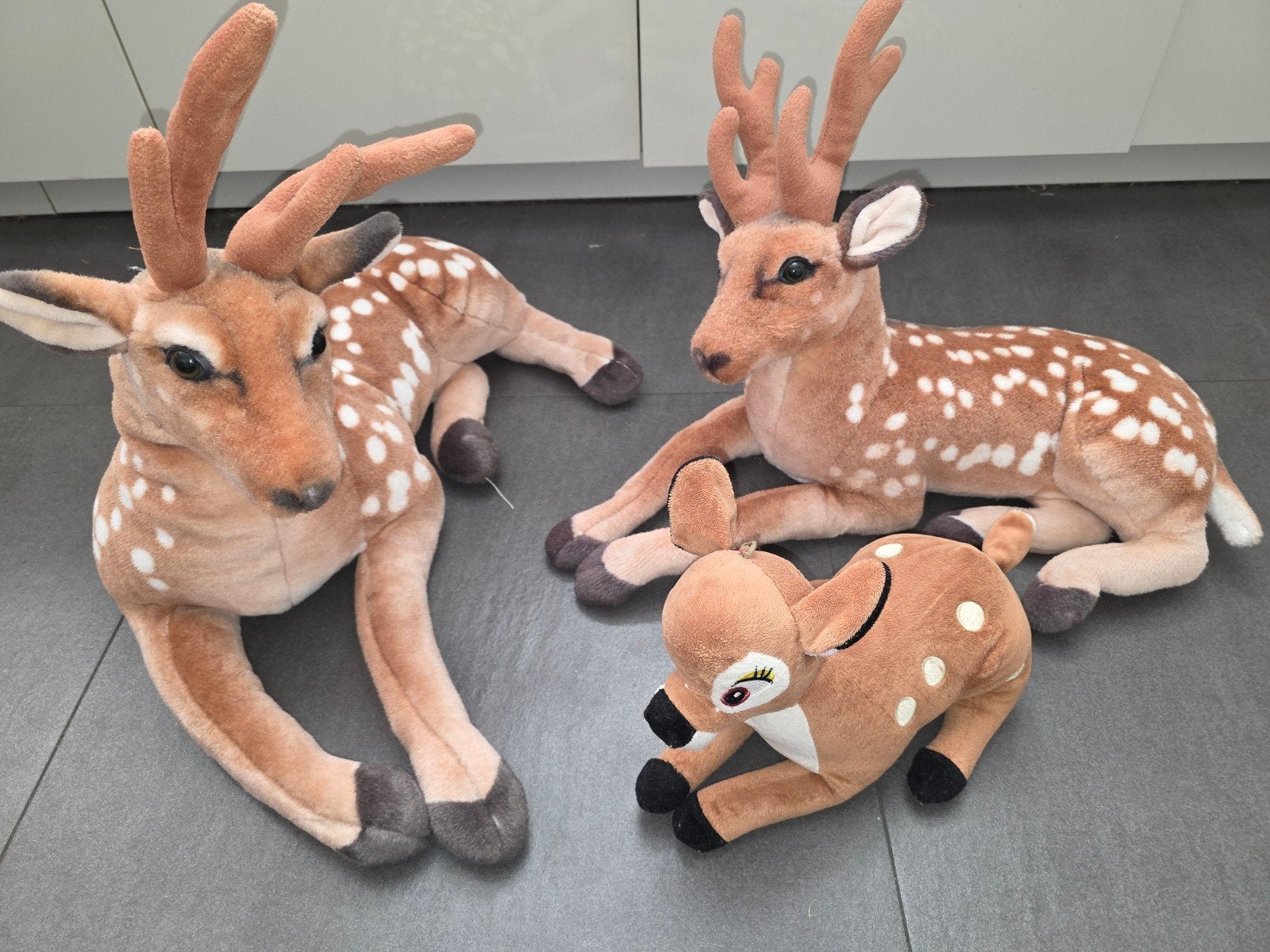 Prachtige knuffels (herten) voor de kinderkamer, Ophalen, Zo goed als nieuw, Bruin, Overige typen
