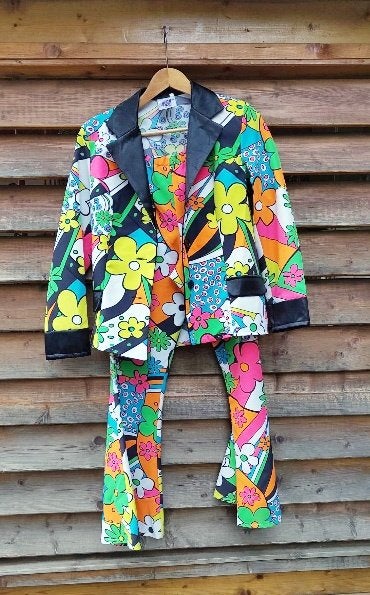 Carnaval: ga als hippie want zo gek is dat niet, Maat 38/40 (M), Carnaval, Ophalen of Verzenden, Zo goed als nieuw