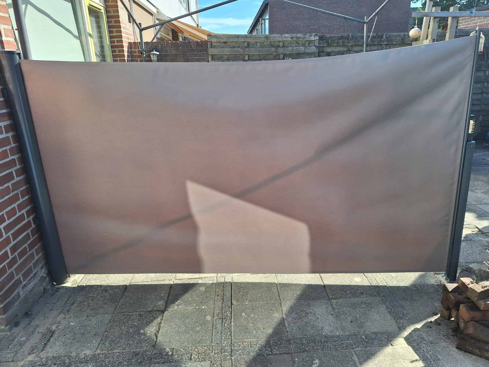 Professioneel windscherm 150x270 cm, Ophalen, Gebruikt