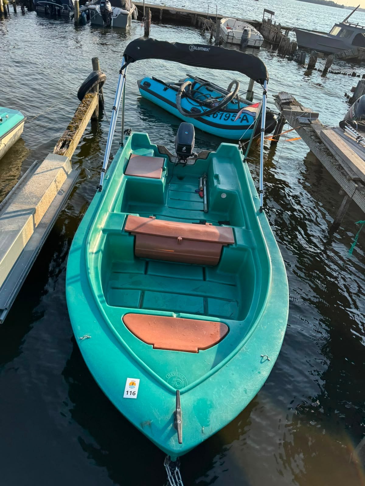 mooi Cosole boot met 6pk motor en trailer, Watersport en Boten, Ophalen, Gebruikt, Drie personen of meer, Overige typen