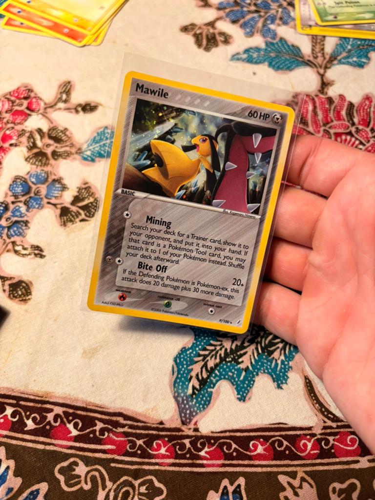 Mawile holo 9/100 pokemon kaart vintage 2006, Ophalen of Verzenden, Meerdere kaarten