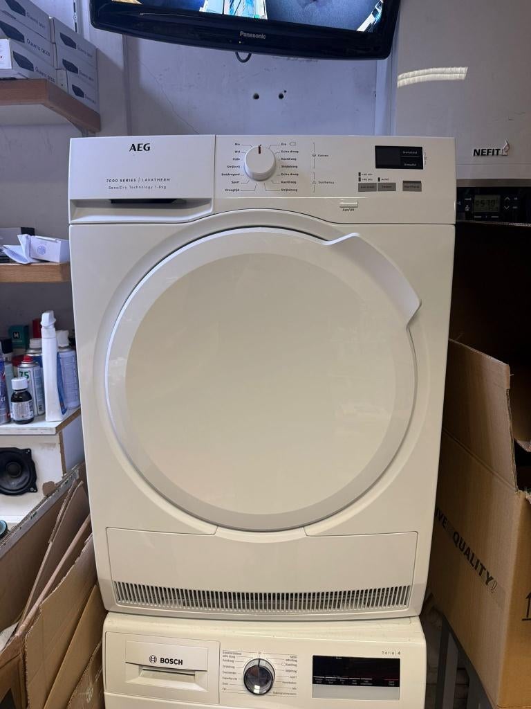 AEG T7DBAACHEN warmtepomp droger 8kg, Ophalen, A, Vennootsweg 1, Overige typen