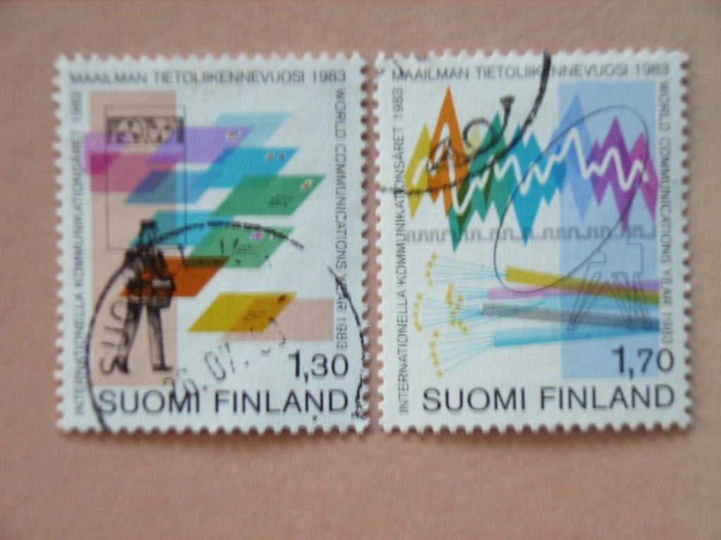 GE   Finland 924-925, Ophalen of Verzenden, Finland, Gestempeld