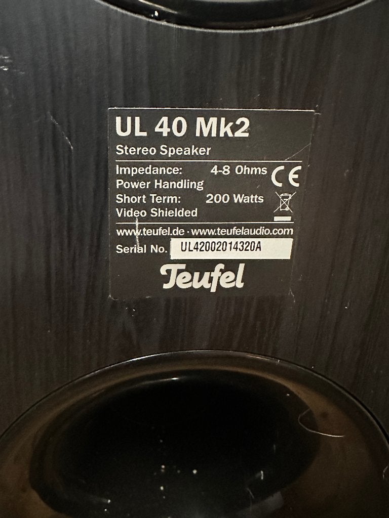 Set hifi stereo boxen merk Teufel, Ophalen, Gebruikt, Speakers, Overige merken