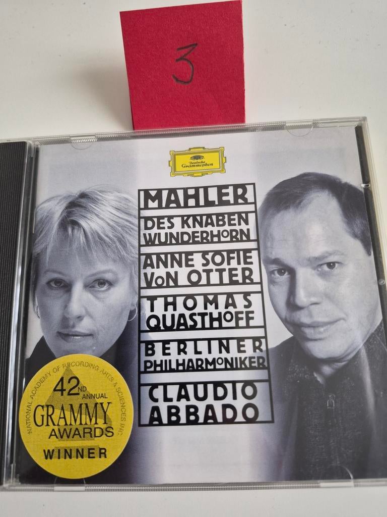 Mahler: Des Knaben Wunderhorn - Anne Sofie von Otter CD, Ophalen of Verzenden, Romantiek, Zo goed als nieuw, Vocaal
