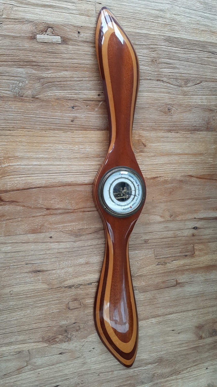 Decoratieve propeller met barometer, Ophalen of Verzenden