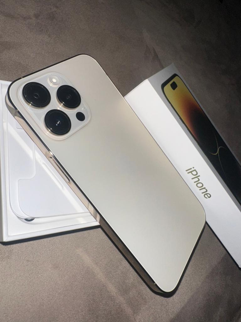 Iphone 14 pro max Gold, Telecommunicatie, Mobiele telefoons | Apple iPhone, Zo goed als nieuw, Zonder simlock, Zonder abonnement