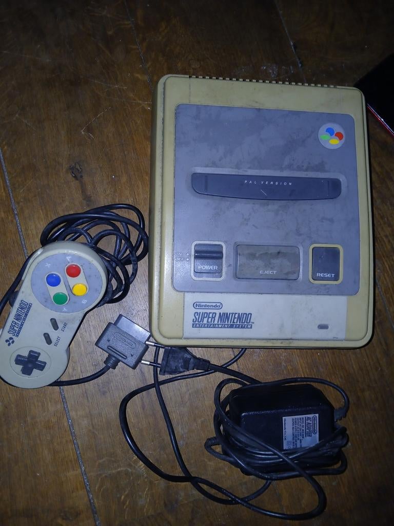 Super Nintendo Entertainment System (SNES) PAL, Ophalen of Verzenden, Gebruikt, Met 1 controller